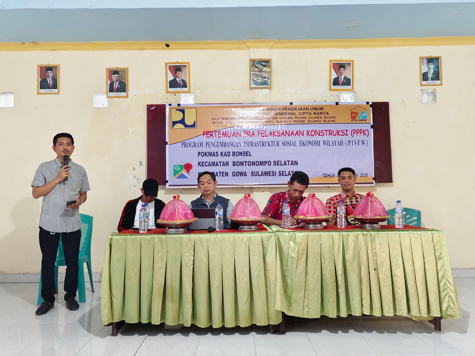 Pertemuan Pra Pelaksaan Kontruksi (PPPK)  Program Pengembangan Infrastruktur Sosial Ekonomi Wilayah (PISEW) 